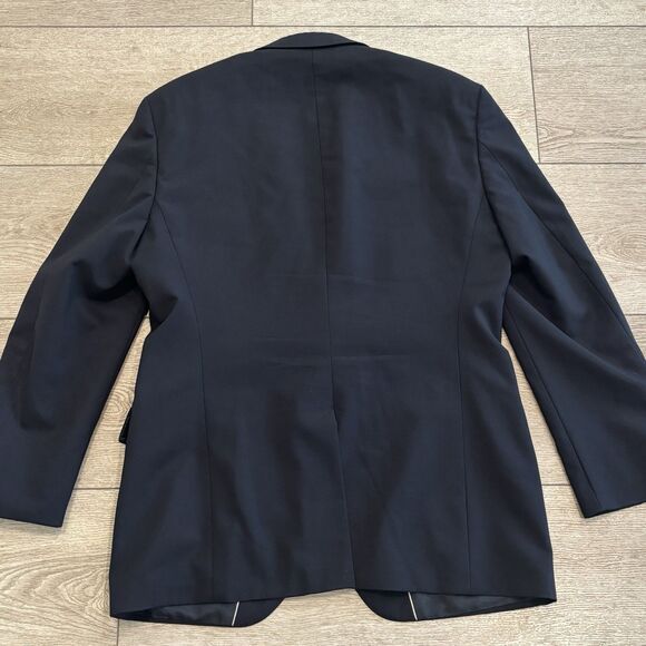 Hugo Boss The Jam 75 Sharp 3 Blazer Jacket Mens Size 40R  Navy Blue Wool - Picture 6 of 8